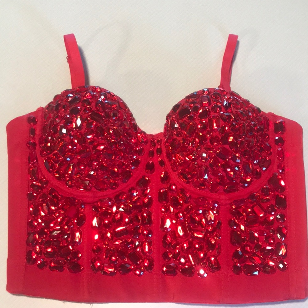Jeweled Crop Top